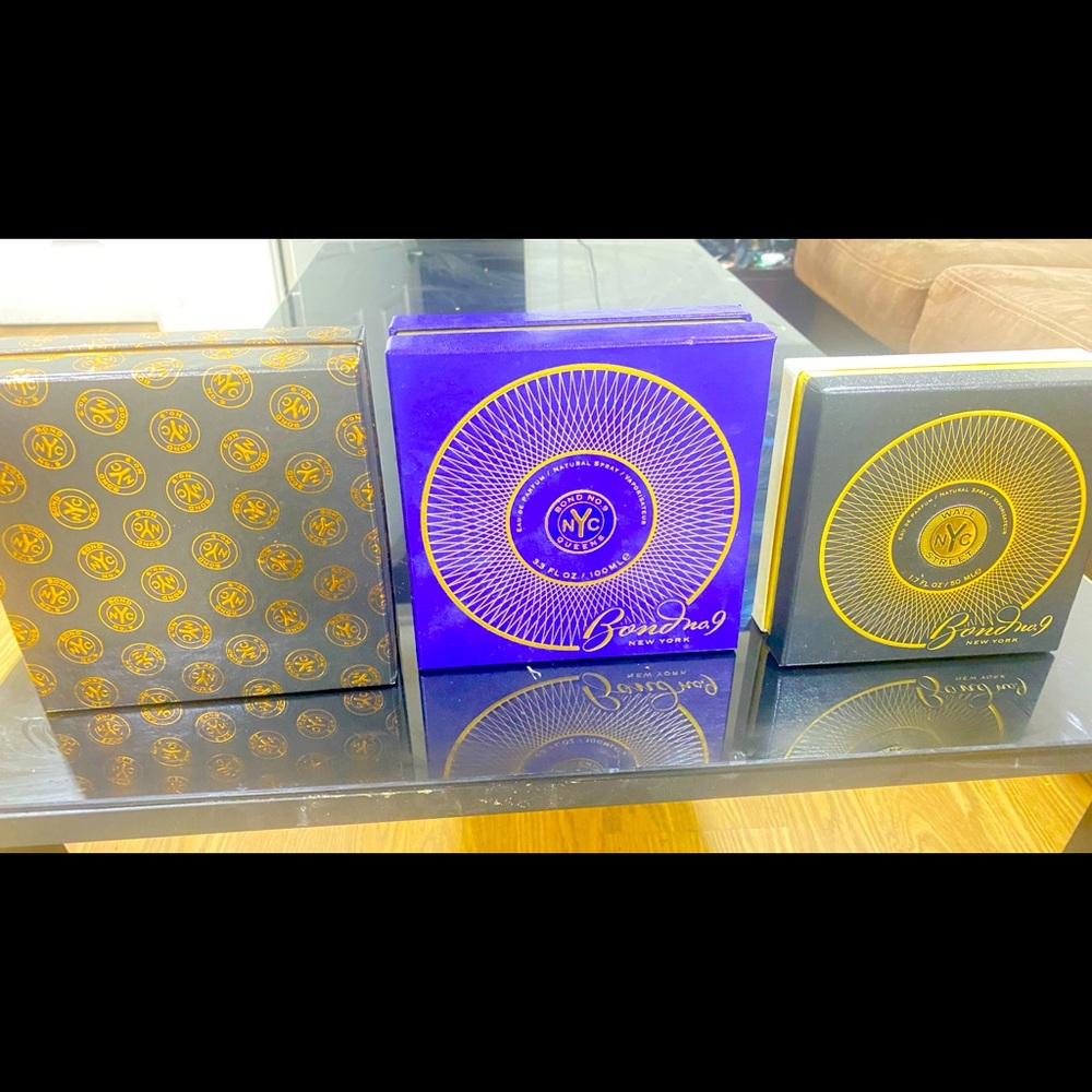 Bond No. 9 bundle (New York Oud, Queens, Wall Street, and optional Nolita)